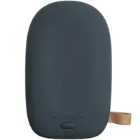 Аккумулятор с беспроводной зарядкой Pebble Wireless 9000 мАч, серо-синий, изображение 3