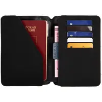 Автобумажник Arrival, черный с синим, изображение 6