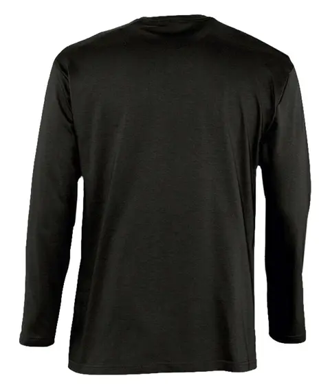 Футболка с длинным рукавом Monarch 150, черная, Цвет: черный, Размер: L, изображение 2