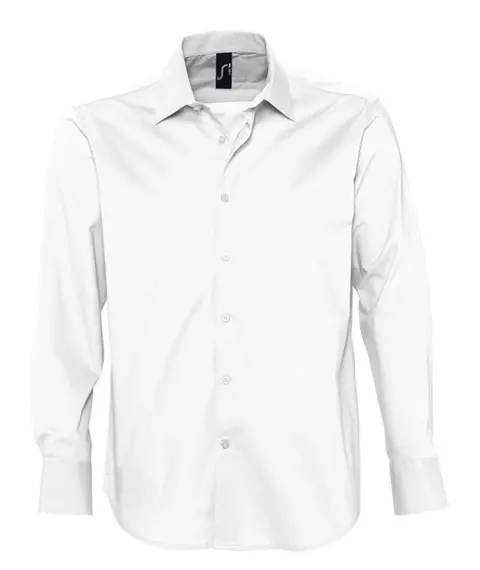 Рубашка мужская с длинным рукавом Brighton, белая, Цвет: белый, Размер: L