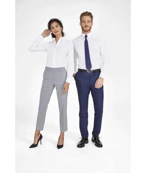 Рубашка мужская с длинным рукавом Brighton, белая, Цвет: белый, Размер: L, изображение 4