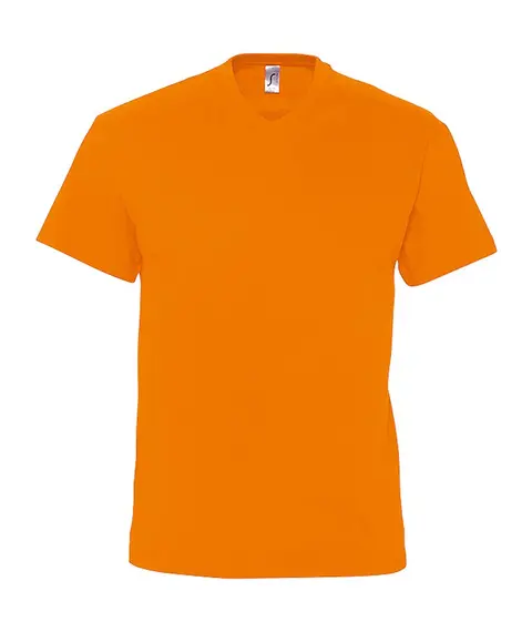 Футболка мужская с V-образным вырезом Victory 150, оранжевая, Цвет: оранжевый, Размер: XXL