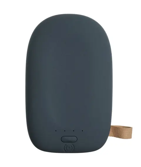 Аккумулятор с беспроводной зарядкой Pebble Wireless 9000 мАч, серо-синий, изображение 3