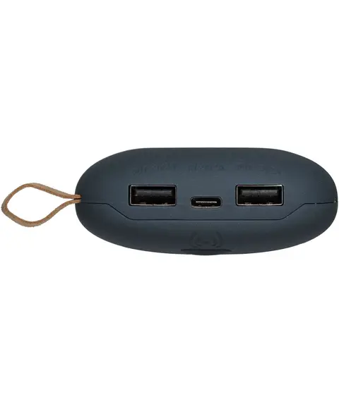 Аккумулятор с беспроводной зарядкой Pebble Wireless 9000 мАч, серо-синий, изображение 4