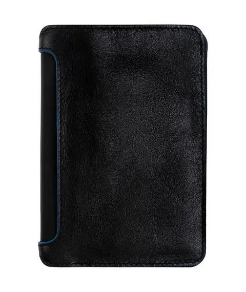 Автобумажник Arrival, черный с синим