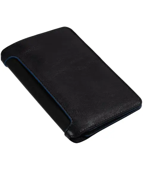 Автобумажник Arrival, черный с синим, изображение 2