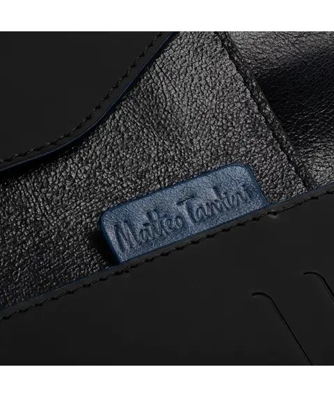 Автобумажник Arrival, черный с синим, изображение 5