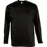 Футболка с длинным рукавом Monarch 150, черная, Цвет: черный, Размер: L